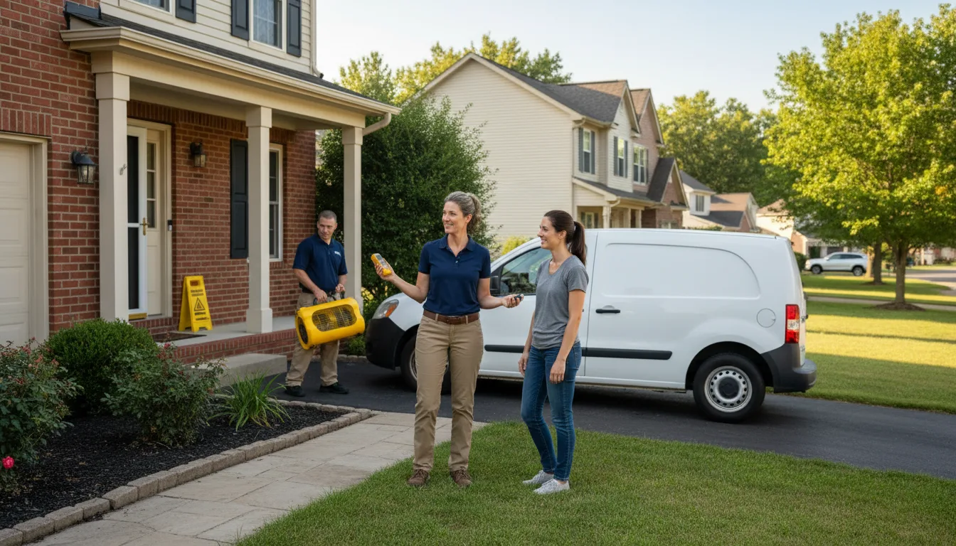 Residential water damage restoration in Elizabethtown, NC